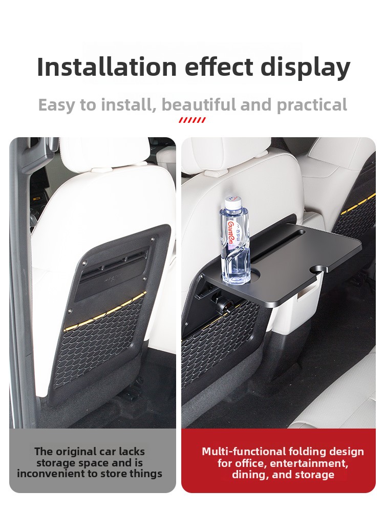 Laptop Accessories - โต๊ะพับหลังเบาะรถยนต์ Chery iCAUR iCAR V23 ทำจากวัสดุ