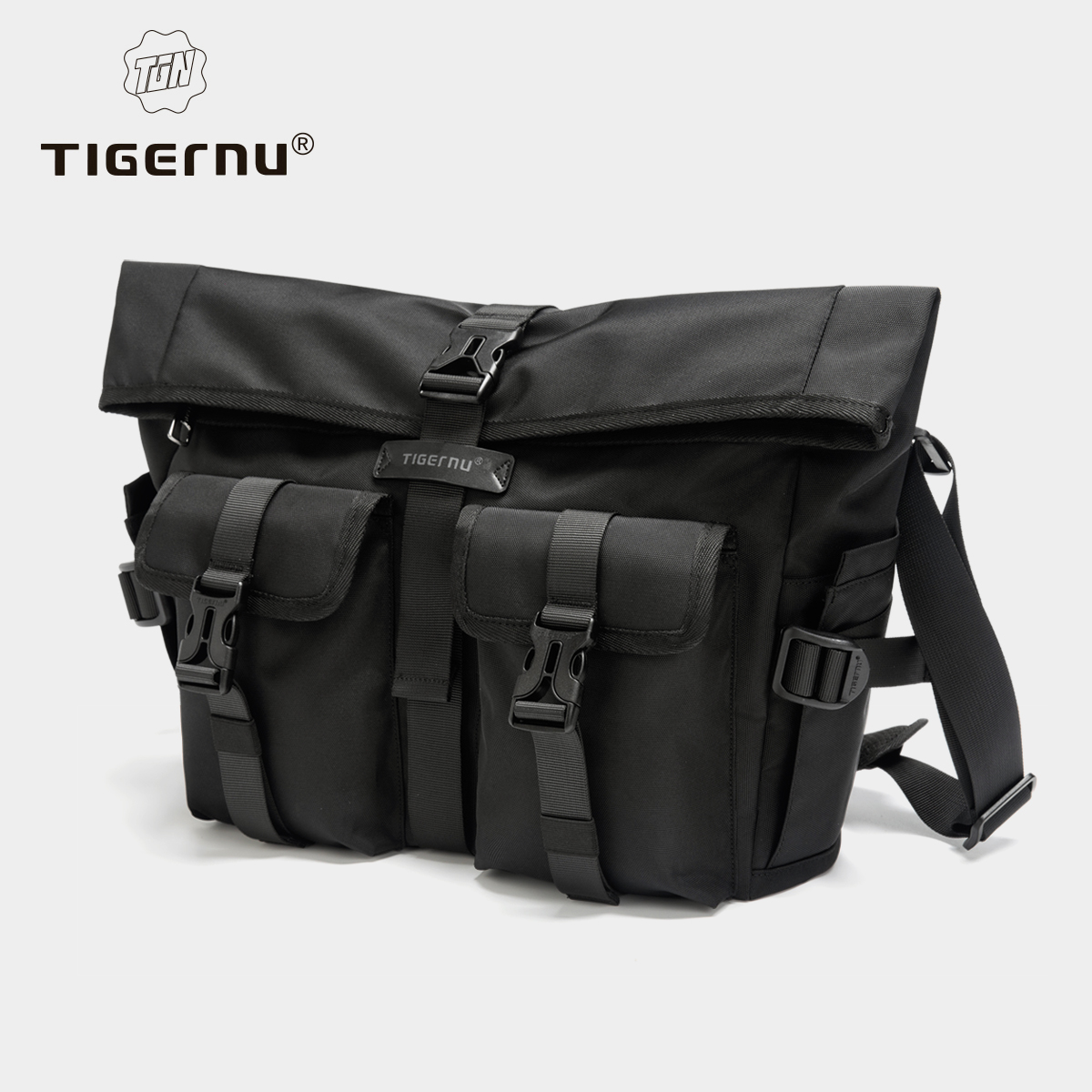 Laptop Accessories Box - Tigernu แฟชั่น Messenger กระเป๋ากระเป๋าสะพายชาย 13.3 นิ้วกระเป๋าแล็ปท็อปกลางแจ้งกระเป๋า