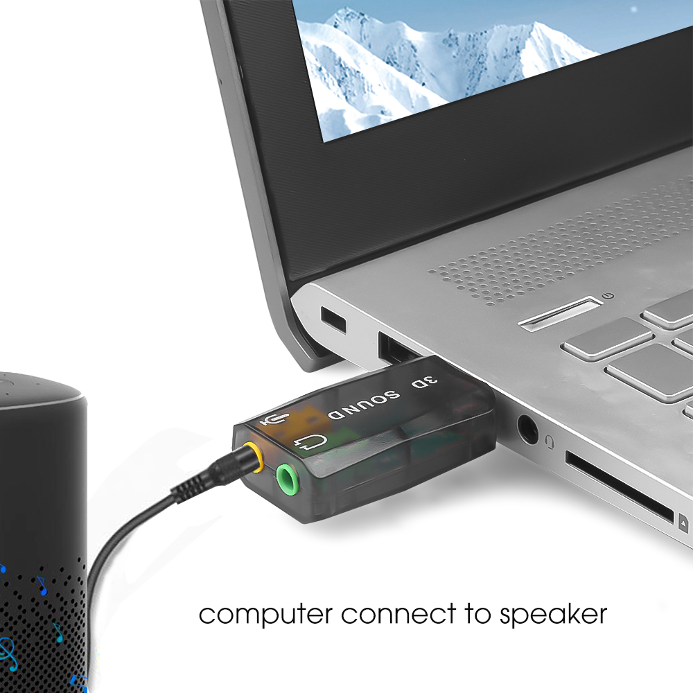 มินิภายนอก Usb ถึง 3.5 มม. แจ็ - Laptop Accessories Headphones บทวิจารณ์และราคา