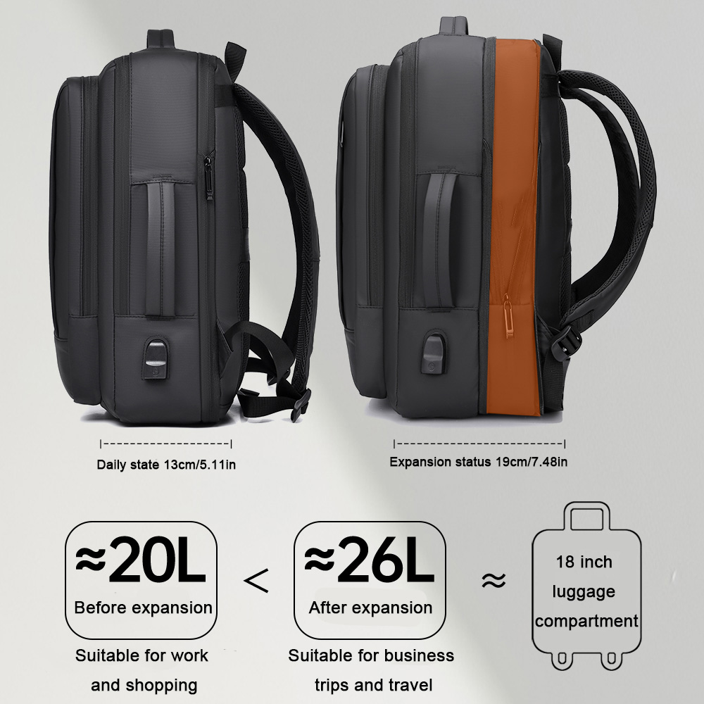 ใหม่ความจุสูงขยายกระเป๋าเป้สะพ - Laptop Accessories Women บทวิจารณ์และราคา
