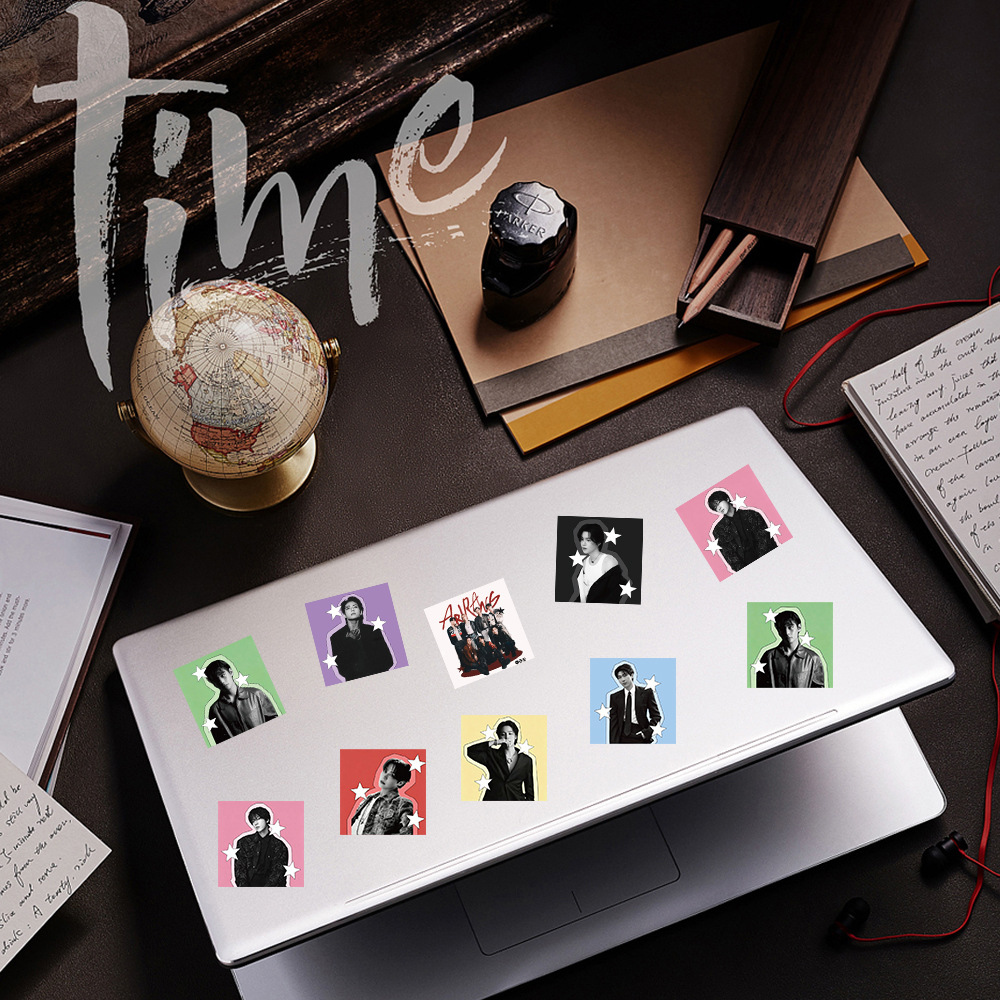 สติกเกอร์ตกแต่งลาย K-pop BTS 5 - Laptop Accessories Toy บทวิจารณ์และราคา