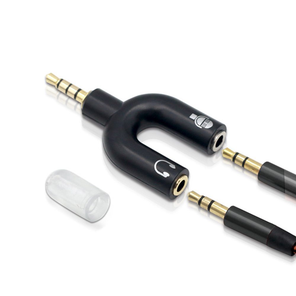 3.5 มม.หูฟัง Mic Splitter Adap - Laptop Accessories Headphones บทวิจารณ์และราคา