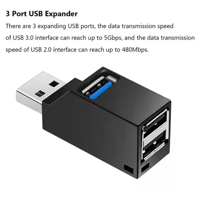 USB 3.0 2.0 หมุนได้ 3 พอร์ตฮับ - Laptop Accessories Hub บทวิจารณ์และราคา