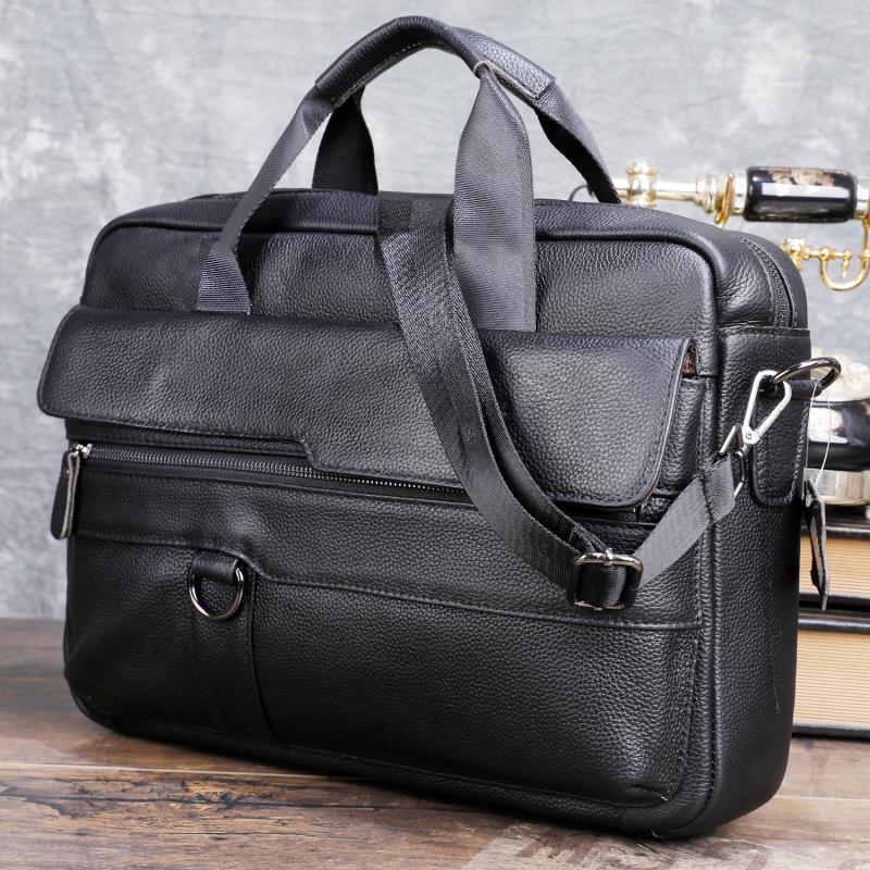 ชายหนังแท้กระเป๋าถือผู้ชายเดิน - Laptop Accessories Box บทวิจารณ์และราคา