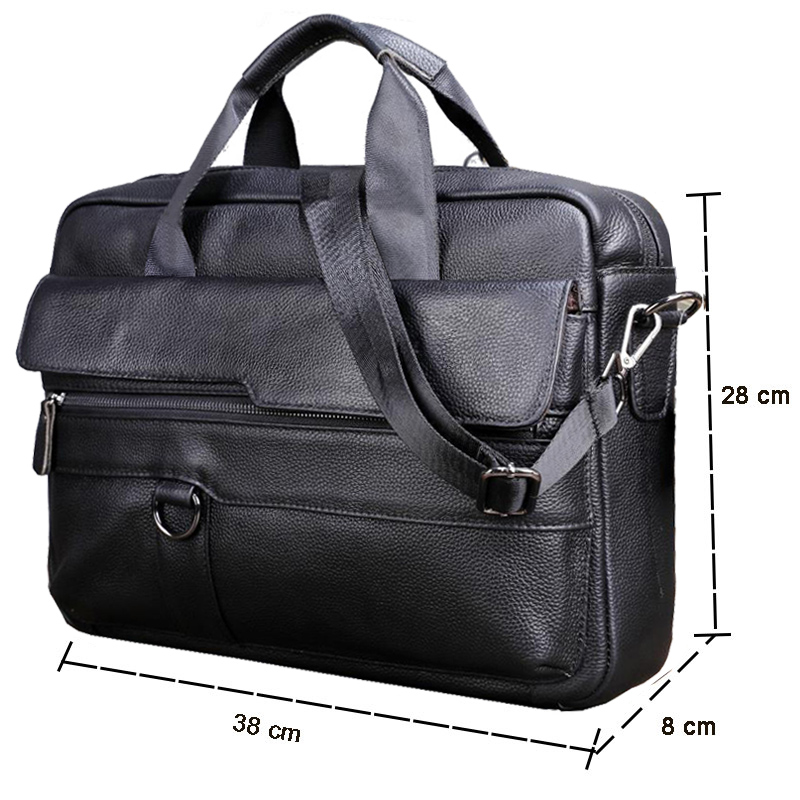 ชายหนังแท้กระเป๋าถือผู้ชายเดิน - Laptop Accessories Box บทวิจารณ์และราคา