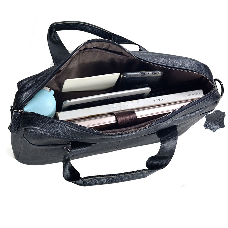 ชายหนังแท้กระเป๋าถือผู้ชายเดิน - Laptop Accessories Box บทวิจารณ์และราคา