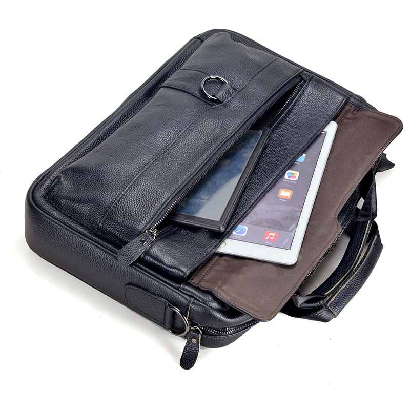 ชายหนังแท้กระเป๋าถือผู้ชายเดิน - Laptop Accessories Box บทวิจารณ์และราคา