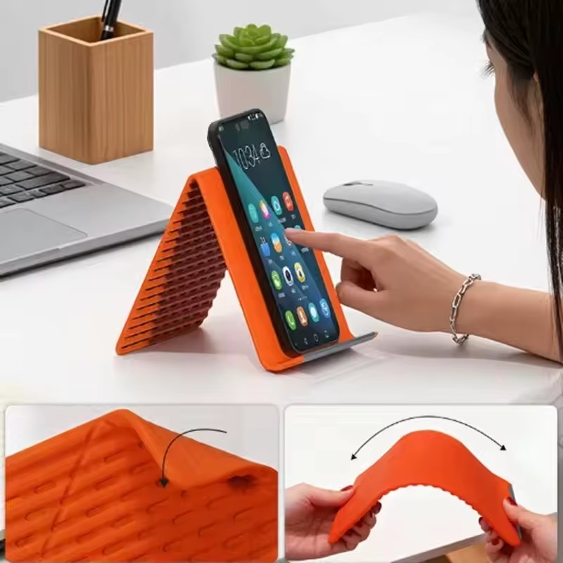 ขาตั้งโทรศัพท์แบบพกพาซิลิโคนสำ - Laptop Accessories Organizer บทวิจารณ์และราคา