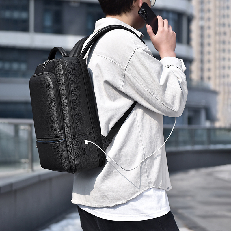 กระเป๋าเป้สะพายหลังผู้ชายหนัง  - Laptop Accessories Box บทวิจารณ์และราคา
