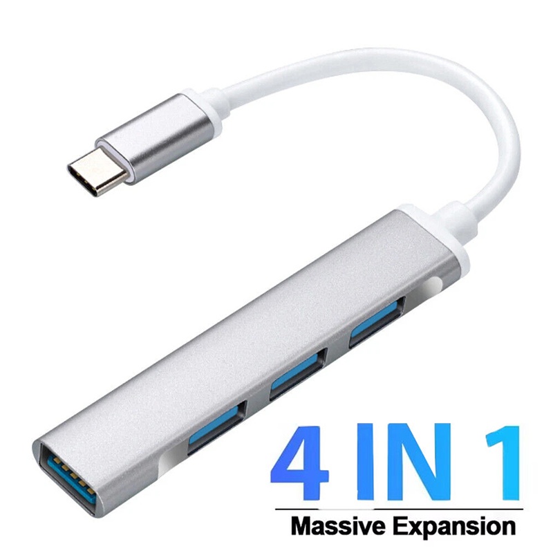 ฮับขยายพอร์ต Type-C 4-in-1 ฮับ - Laptop Accessories Hub บทวิจารณ์และราคา