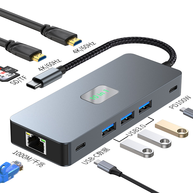 แท่นเชื่อมต่อเดสก์ท็อป Type C  - Laptop Accessories Hub บทวิจารณ์และราคา