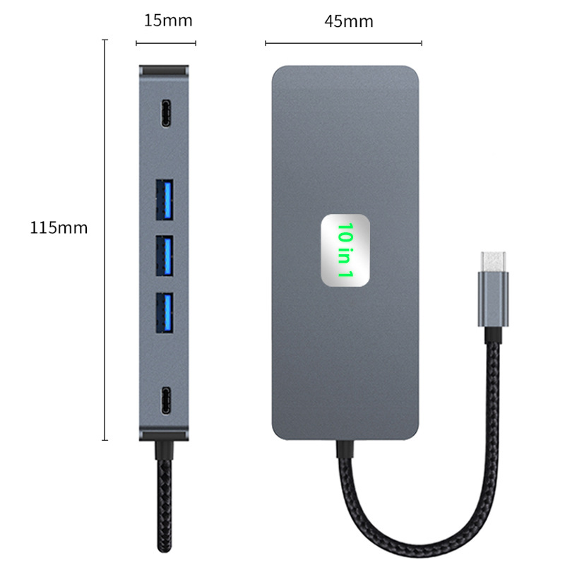 แท่นเชื่อมต่อเดสก์ท็อป Type C  - Laptop Accessories Hub บทวิจารณ์และราคา
