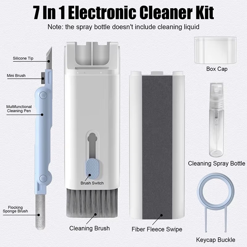 ชุดแปรงทำความสะอาดคีย์บอร์ดคอม - Screen Cleaning Kit บทวิจารณ์และราคา