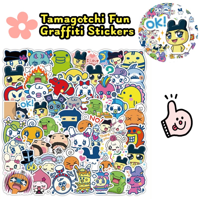 สติกเกอร์ทามาก็อตจิญี่ปุ่น สัต - Laptop Accessories Toy บทวิจารณ์และราคา