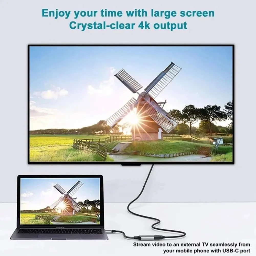 8K USB C ถึงอะแดปเตอร์ HDMI 4K - Laptop Accessories Hub บทวิจารณ์และราคา