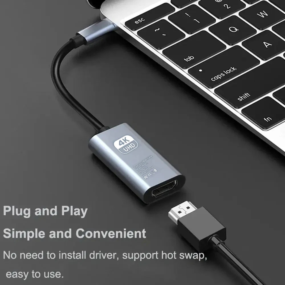 8K USB C ถึงอะแดปเตอร์ HDMI 4K - Laptop Accessories Hub บทวิจารณ์และราคา