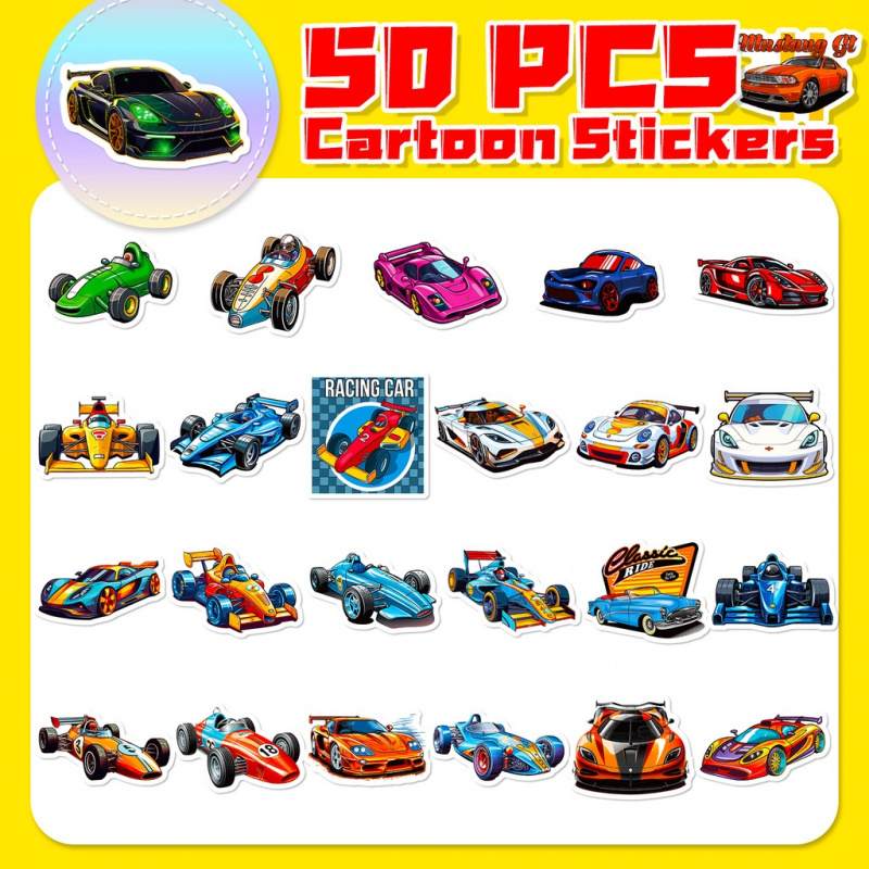50PCS Cool การ์ตูน JDM Racing  - Laptop Accessories Cool บทวิจารณ์และราคา