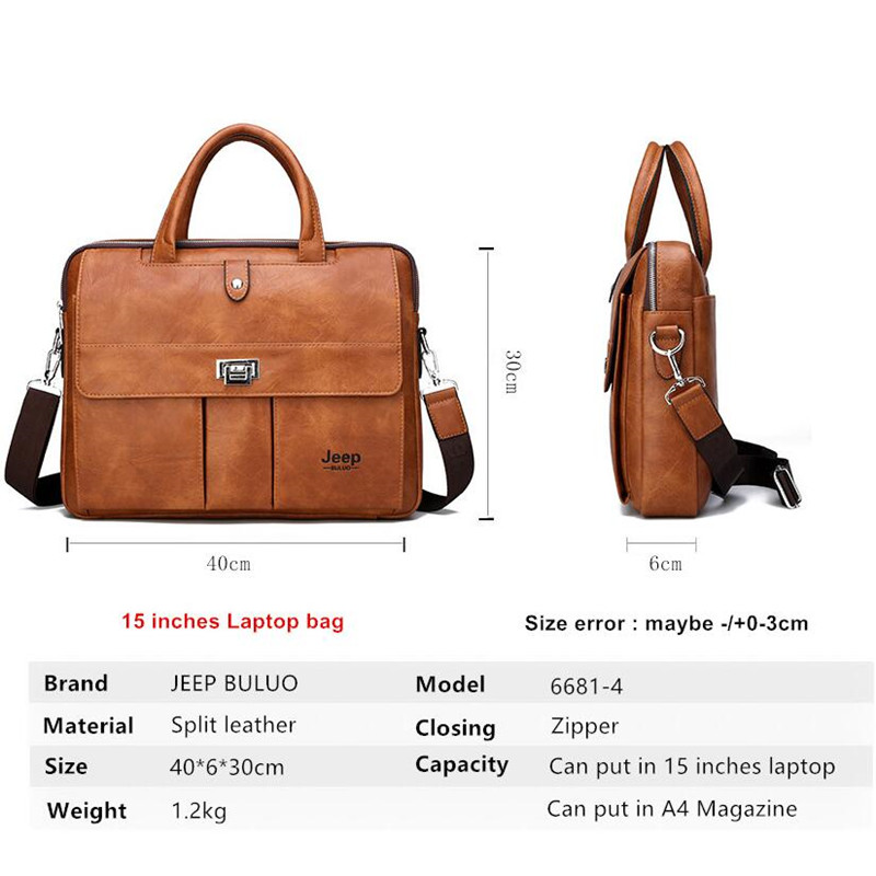 กระเป๋าเอกสารหนังสำหรับผู้ชาย  - Laptop Accessories Box บทวิจารณ์และราคา