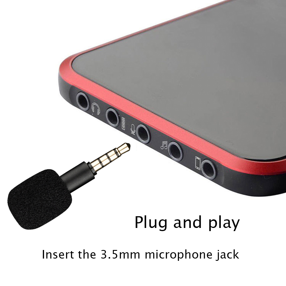 มินิแบบพกพาแจ็คไมโครโฟน 3.5 มม - Laptop Accessories Headphones บทวิจารณ์และราคา