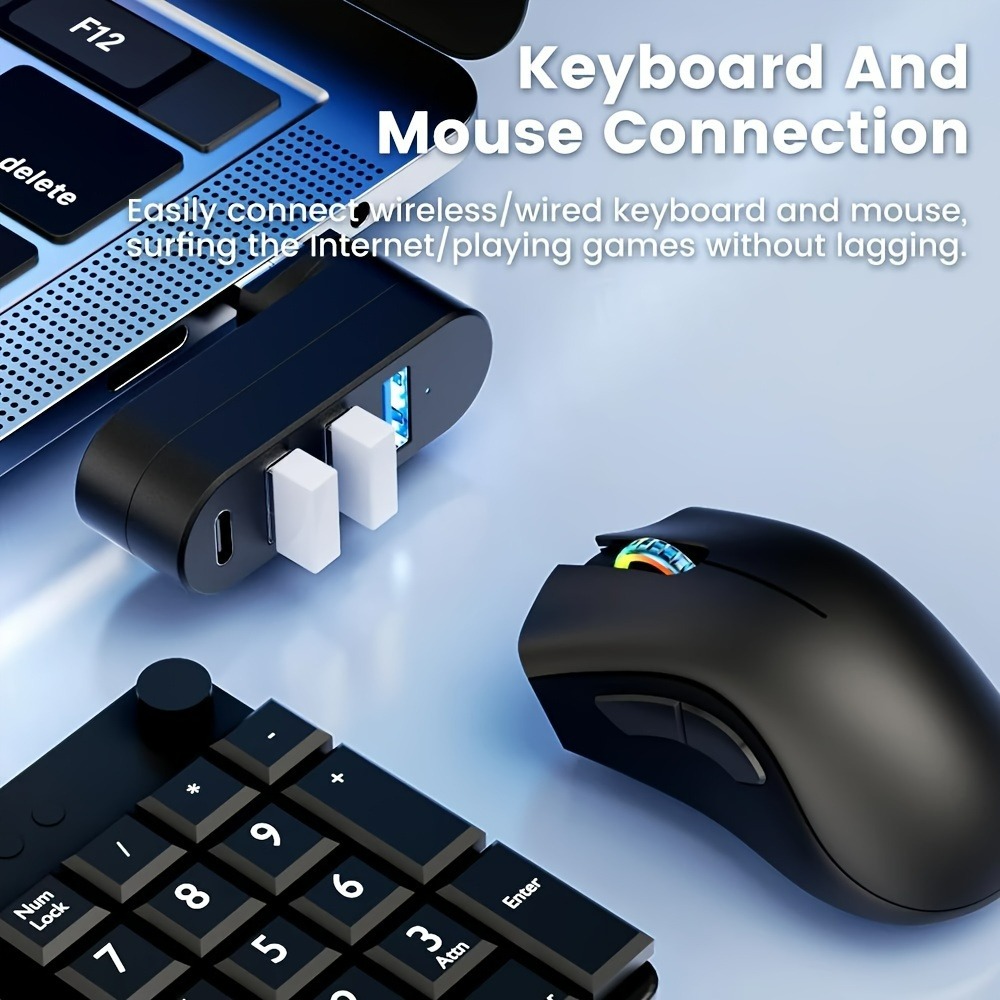 มินิสปลิตเตอร์ 4 พอร์ตยูเอสบีฮ - Laptop Accessories Hub บทวิจารณ์และราคา