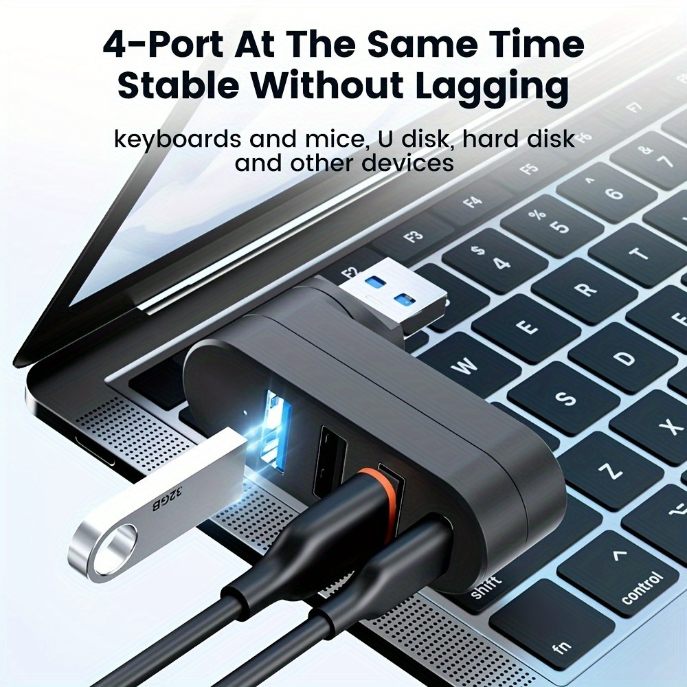 มินิสปลิตเตอร์ 4 พอร์ตยูเอสบีฮ - Laptop Accessories Hub บทวิจารณ์และราคา